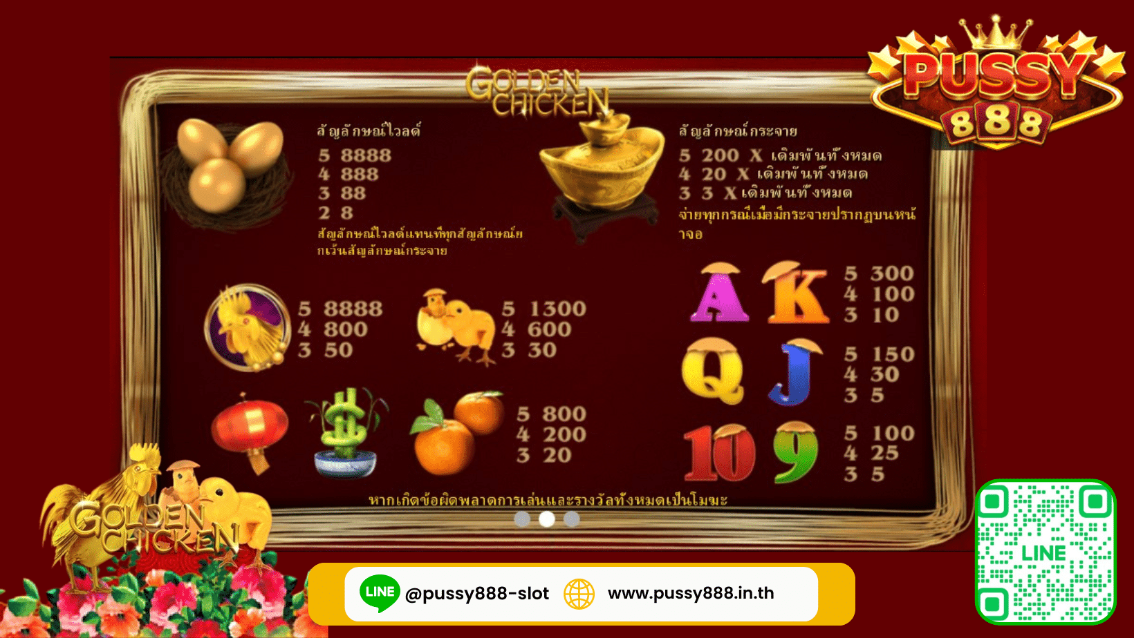 Golden Chicken - สัญลักษณ์